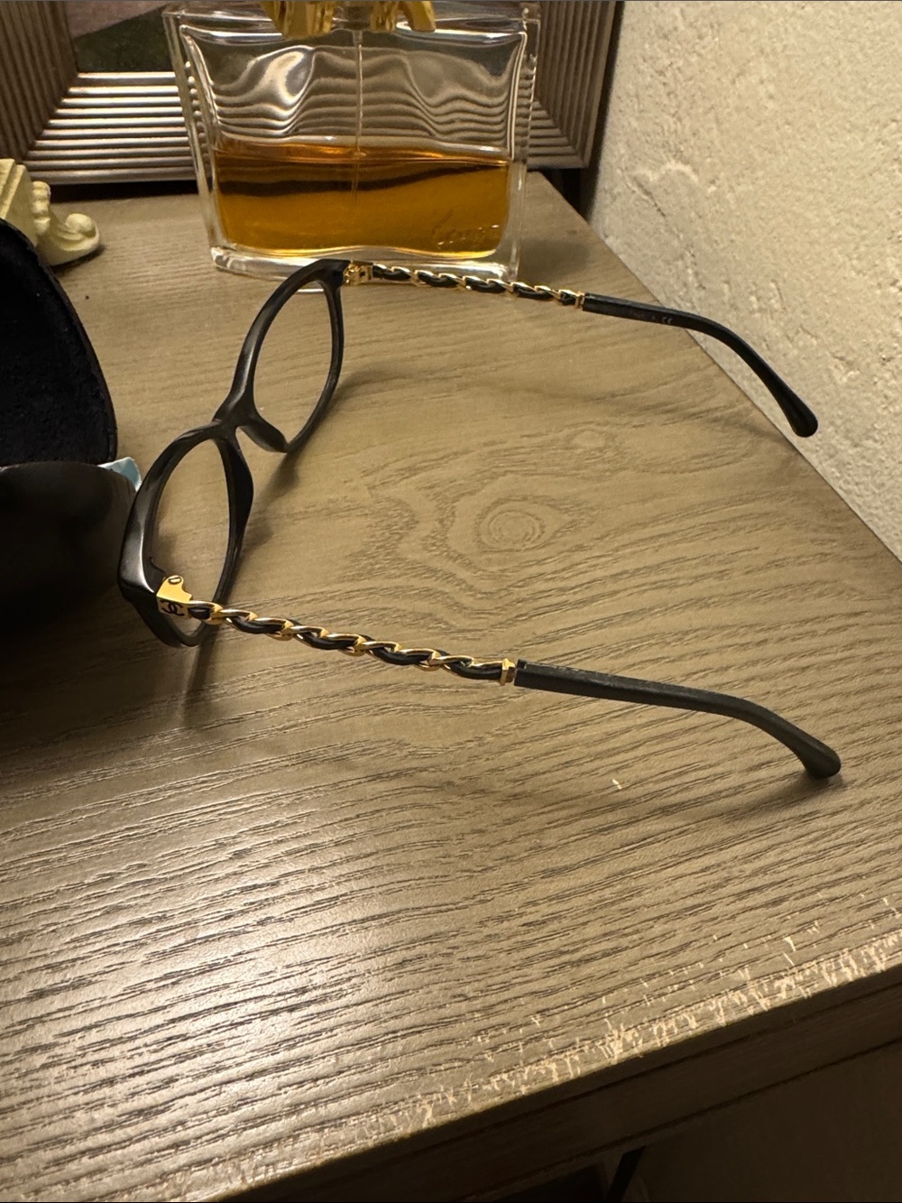 Chanel Black and Gold Women’s Reading Glasses - Designer Style - Picture 3 of 6